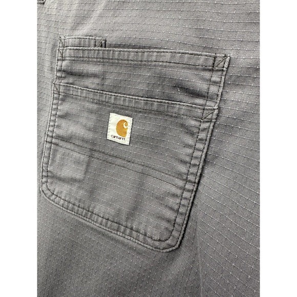 Set of Carhartt Women’s Size Medium Grey V-Neck Stretch Scrubs Pullover Top‎ - Picture 7 of 16